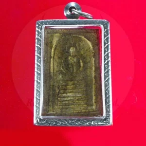R1 Phra Somdej Ket Chaiyo Amuleto Wat Rakhang Khositaram Bangkok incorniciato fortunatamente - Foto 1 di 7