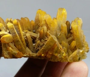 Racimo de cuarzo en matriz con óxido de hierro, hermosos cristales de skardu, SB7 - Imagen 1 de 11