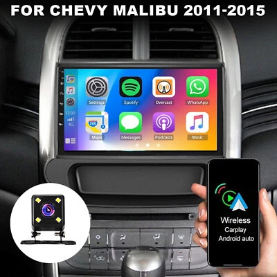 9" FOR CHEVROLET MALIBU 2011-2015 Wireless CARPLAY CAR STEREO RADIO ANDROID 13  - Image 1 of 4