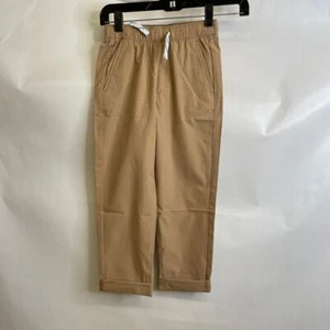 CREWCUTS BY J.CREW Pull-On Tech Pants Boys' Size 7 British Khaki AZ301 - Picture 1 of 4