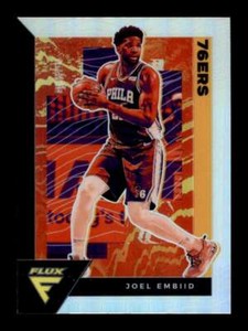 2020-21 Panini Flux Silver Prizm Joel Embiid #134 Philadelphia 76ers
