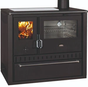 Wasserführender Premium-Küchenofen Holzherd GT W10 schwarz !Cerankochfeld! - Bild 1 von 7