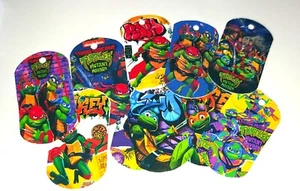 Ninja Turtles - 8 Paper Dog Gift tags- Party Favor Loot Toys Prizes tag  tmnt - Picture 1 of 1