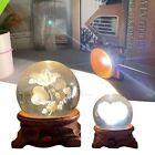 Wooden Crystal Ball Base Luminous Glassball Base Jewelry Stand  Home Decoration
