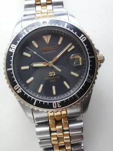 Seiko SQ sports 150 quartz 7N42 men's divers Japan date vintage wrist watch - Picture 1 of 15