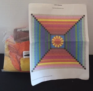 Pre-Cut Quilt Kit Lost in Summer Just Open & Start Sewing 68" x 68" - Picture 1 of 3