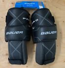 Bauer Hockey Goalie Pro Knee Guards | Thigh Leg Guard Garter Belt Strap Supreme