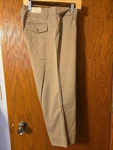 Eddie Bauer NEU Damen gerades Bein Caprihose 12 Mid Rise Vashon Fit Baumwolle  - Bild 1 von 8
