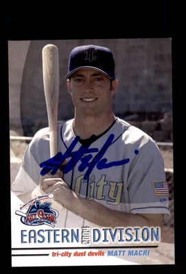 Signed Baseball Card Auto Matt Macri 2004 Grandstand Northwest League All-Stars - Image 1 of 2