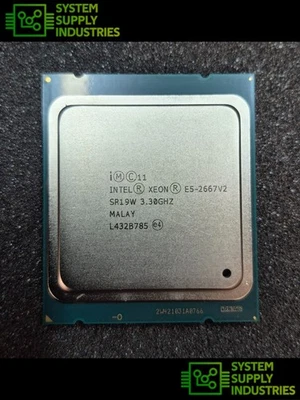 Intel Xeon SR19W E5-2667 V2 3.30GHz 8 Core 25MB L3 Cache Processor CPU 130w - Image 1 of 3