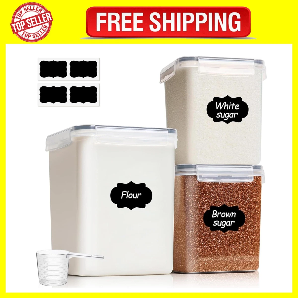 Glass Tupperware ComSaf 3-Pack Airtight Food Storage Containers – 2.5L ...