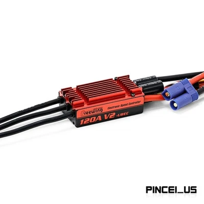 Freewing 120A V2 ESC Brushless Electric Speed Control For Reverse Brake Function - Image 1 of 2