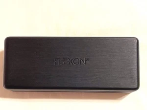 FLEXON - NERO - CUSTODIA RIGIDA PER OCCHIALI usata delicatamente - Foto 1 di 4