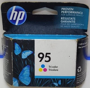 New Genuine HP 95 Tri-color Ink Cartridge- Exp July 2018 - Picture 1 of 4