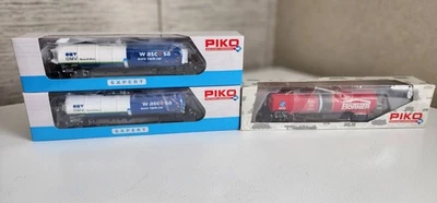 Piko 54909-7,54912-9, 54190 ho tank cars - Image 1 of 4