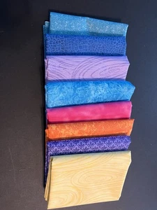 Quilting Fabric Bundle 8 Fabric Cuts (1/2 Yard Each) Total 4 Yards NEW Lot 1 - Picture 1 of 2