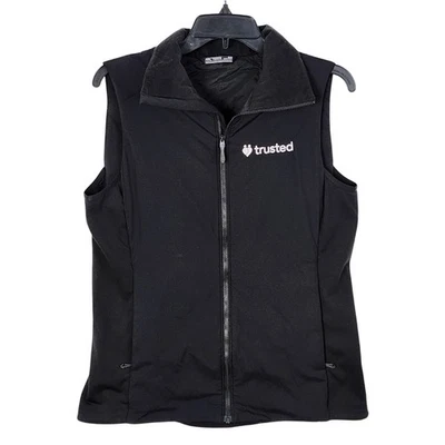 Chaleco ARC'TERYX Atom LT para mujer mediano negro logotipo de empresa cremallera completa ligero Foto 1 de 4