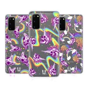 HEAD CASE DESIGNS HORNED SKULLS SOFT GEL CASE FOR SAMSUNG PHONES 1 - Picture 1 of 10