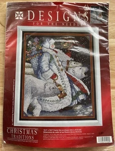 Designs for the Needle Polar Santa Counted Cross Stitch Kit ** GEÖFFNET ** - Bild 1 von 3