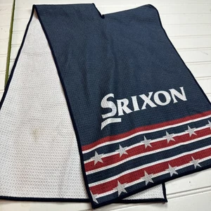 Srixon Golf Bag Towel Navy Patriotic Flag Blue Long - Picture 1 of 7