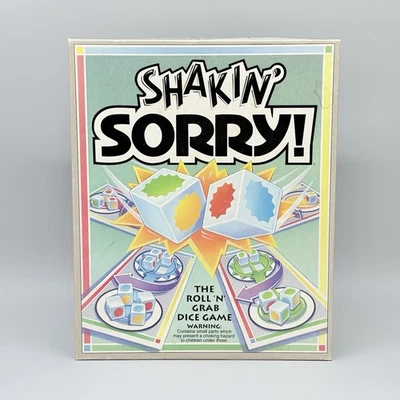 Shakin' Sorry! The Roll 'N' Grab Dice Game 1992 Parker Brothers Complete - Image 1 of 4