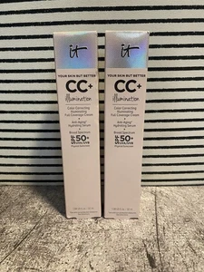 it Cosmetics CC+ Cream RICH HONEY Your Skin But Better (Lot of 2) - Picture 1 of 1