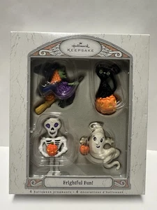 NEW HALLMARK KEEPSAKE FRIGHTFUL FUN HALLOWEEN ORNAMENTS 2007 - Picture 1 of 3