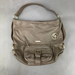 Michael Kors Women's Austin Handbag Purse Brown Leather Large Shoulder Tote - Picture 1 of 5