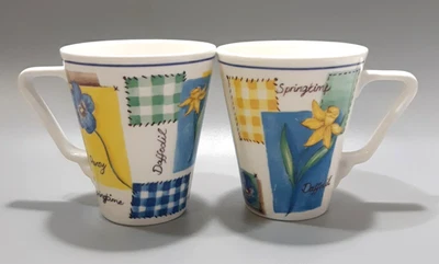 Tea Cup Queen's Fine Bone China Made in England Springtime Floral Coffee Cup Mug - Image 1 of 4