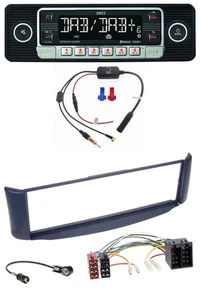 Dietz MP3 DAB Bluetooth USB Autoradio für Smart ForTwo 450 blau ohne Metallschac - Bild 1 von 10