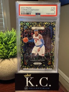 Carmelo Anthony 2024 Panini Prizm #186 King Snake Gold Snakeskin SSP PSA 9 - Bild 1 von 2