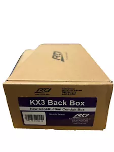 RTi KX3 Back Box Neubau Leerrohrbox - Bild 1 von 1