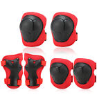 Knee Pads Set 6 in 1 Protective Gear Kit Knee Elbow Pads with Wrist J9U5