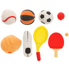 25 Pcs Simulation Ball Student Child Sports Erasers For Kids Rugby