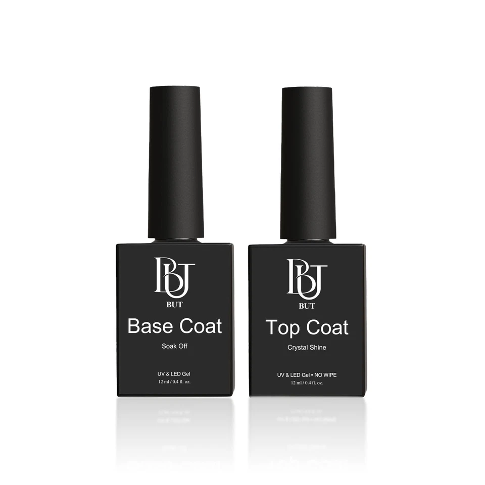 BUT Nails Base Coat Top Coat UV nagellack 2*12 ml Gel Set Soak Off  No-Wipe - Bild 1 von 1