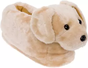 Fuzzy Dog Slippers for Women & Men, Funny, House Shoes, Animal, Cute Novelty, Gr - Picture 1 of 12
