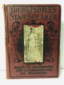 Antique 1903 Book Young People's Star Speaker Book Emma Griffith Lumm - Picture 1 of 12