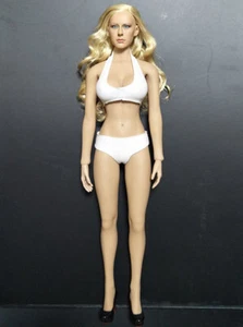 1:6th White Bikini Top + Bottom Underwear Suits F 12" Female PH JO Action Figure - Picture 1 of 1
