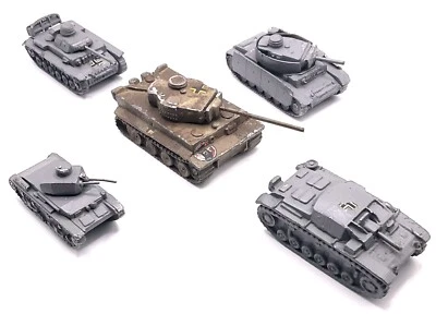 authenticast diecast tanks military Us / Germany 5pc Set - Image 1 of 4