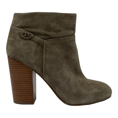 Botín Tori Burch Fulton Talla 9.5 Lan Gris SOHO Lux Gamuza Foto 1 de 4