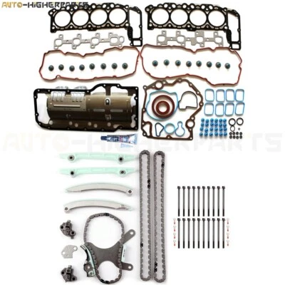 For 2004-2006 Jeep Grand Cherokee 4.7L Timing Chain Kit Head Gasket Bolts Set - Image 1 of 4