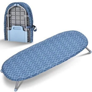 Foldable Ironing Board Tabletop Small with 2 Heat Resistant Covers Portable - Picture 1 of 6