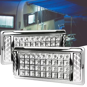 2x 12V 36LED ON/OFF Switch Interior Light Strip Bar 12 VOLT Car Caravan Van Bus - Picture 1 of 7