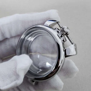 40mm 12 o'clock Steel Watch Case Mineral Glass Accessories for NH35/36 Movement - Picture 1 of 5