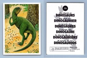 Dryosaurus #72 The World Of Dinosaurs 1997 Sticker - Picture 1 of 1