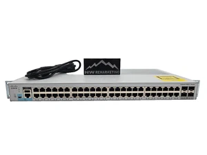 Cisco WS-C2960L-48TS-LL Catalyst 2960L 48x 10/100/1000+ 4x Gigabit SFP Switch - Picture 1 of 3
