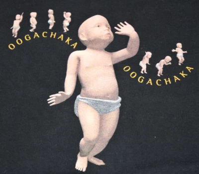 VintageT-Shirt Ally McBeal Size M/L 90s Oogachaka Dancing Baby Design c.1998 - Image 1 of 4