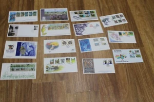 1995-1997 NEW ZEALAND NZ FDC COVERS x 12 CARTOONISTS, ART,SCENIC, OLYMPIC,ANIMAL - Picture 1 of 1