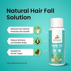 Bhalo Hair Oil, Natural Hair Fall solution, Herbs From Himalaya Of Nepal - Picture 1 of 6