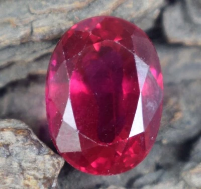 Zertifiziert Natürlich Rosa Rubellit Turmalin 10.75 Karat Ovaler Lose Edelstein - Bild 1 von 4